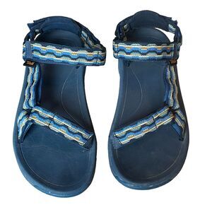 Teva Hurricane Sandals Blue Universal Hiking Beach Mens 5 UK 4‎ Womens 6.5